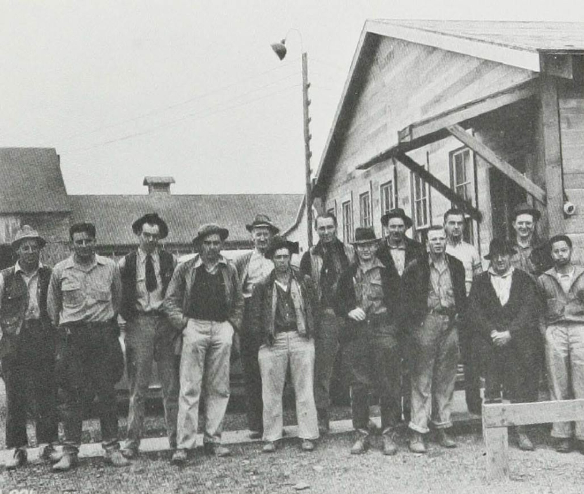 Typical faces of the hard-working Americans who built Portland Army Air Base. (Courtesy Portland District, Army Corps of Engineers)