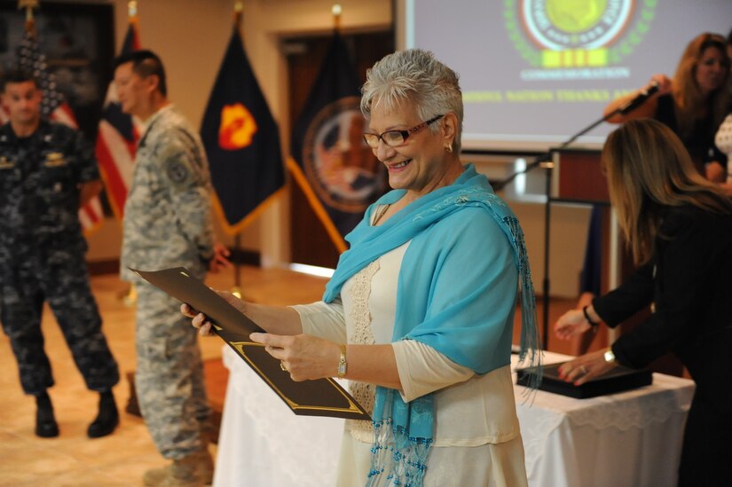 Friends, family, military members and over 90 Vietnam Veterans gathered at the 1st Mission Support Command (MSC) Ramos Hall to honor Vietnam Veterans during a Commemoration Ceremony on March 29. Vietnam Veterans were presented with a Vietnam Commemoration pin and Commemoration certificate. Ms. Rosa Navarro joined the U.S. Army in 1973.