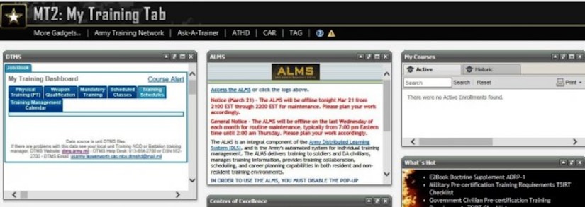 Now the new Digital Job Book is available on the Army Training Network (https://atn.army.mil). It uses data from the Digital Training Management System to replace information recorded on paper job books.