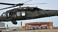 UTICA, NEW YORK – Soldiers with the 353rd Civil Affairs Command and Bravo Company 403rd Civil Affairs Battalion pull security as a UH-60 Blackhawk helicopter departs from an insertion point during an exercise on March 13, 2016 at the New York State Preparedness Training Center. Soldiers conducted humanitarian assistance operations with air insertion training sharpening their usage of civil affairs in real world scenarios.
(U.S. Army Photo by Staff Sgt. Gregory Williams/Released)