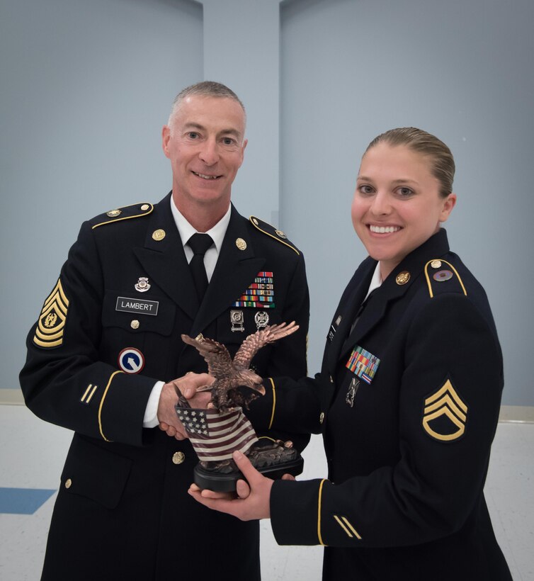 The MIRC Best Warrior Competition recognizes Soldiers who demonstrate commitment to the Army values, embody the Warrior Ethos, and represent the future force of the intelligence community. Congratulation goes to SSG Peters (right), 203d MI BN 
for winning this year’s event.

 
