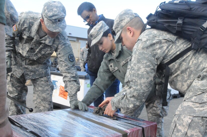 Because of the nature of their mission, the 483rd QM Co. are among the first to arrive and last to leave for a deployment. That’s why Soldiers in the 483rd Quartermaster Company have spent every training assembly this year counting, weighing, packing and moving their own equipment in preparation for their logistics mission in Poland this summer.