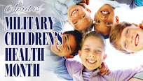 April is Military Children's Health Month website