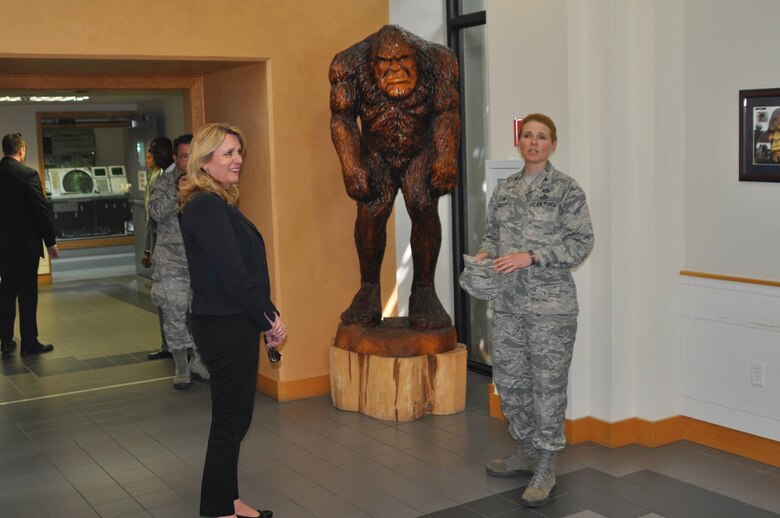 Secretary of the Air Force Deborah Lee James visited the Western Air Defense Sector and 262nd Network Warfare Squadron as part of her tour of Joint Base Lewis-McChord (JBLM). 
 The Secretary had the chance to learn about the 24/7 critical mission of WADS.
