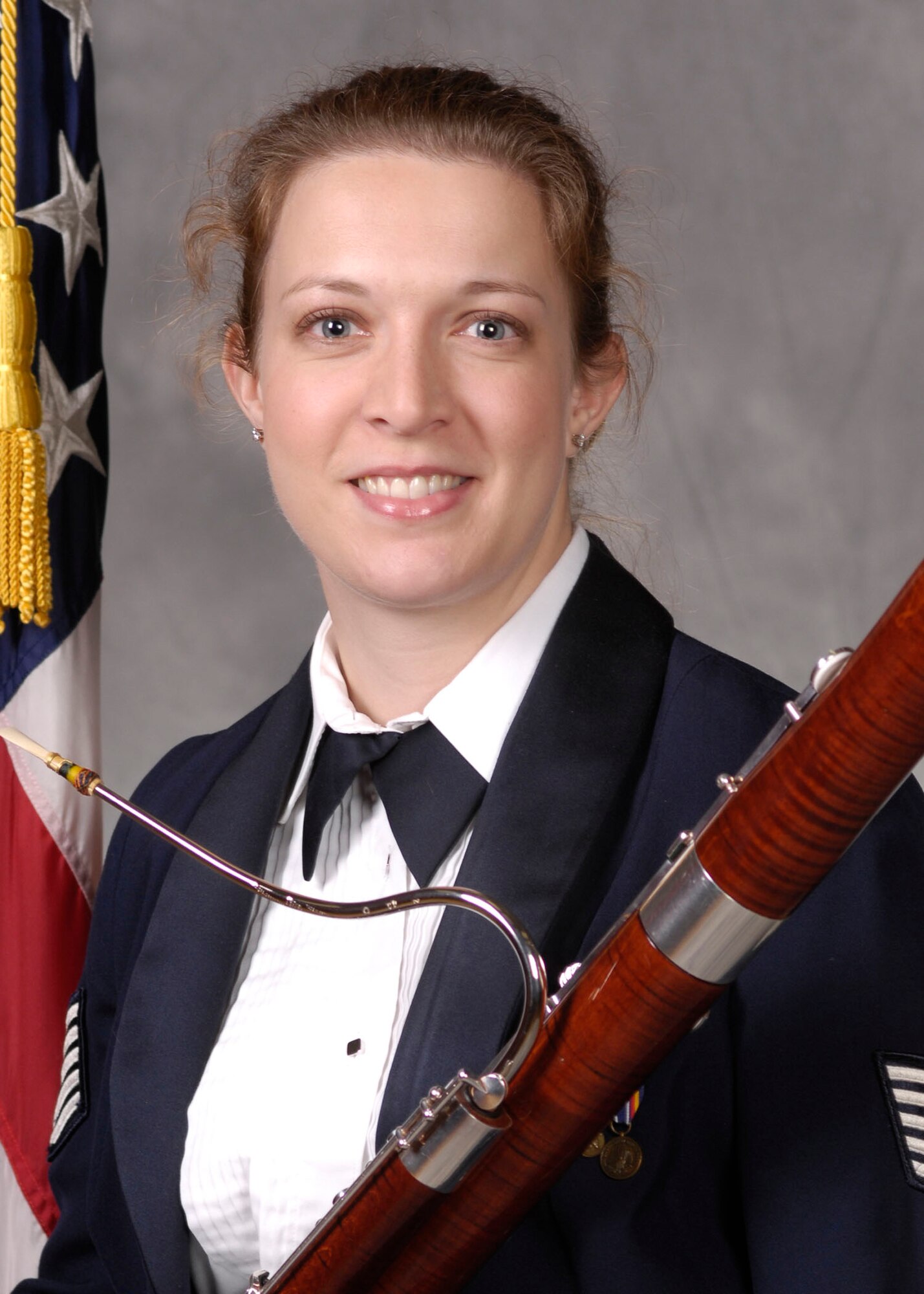 Most people, when they hear the word “yoga” do not think of the United States Air Force, working musicians, office space or any combination of the three. But for Concert Band bassoonist Technical Sergeant Sandy Sisk, combining all of these things has become a part of her daily life. 