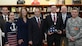 Gabriel Curcione poses with family and members of the community, Friday, April 22, 2016, after receiving the Congressional Silver Medal at Wilson High School in Wilson, New York. Curcione received the award after performing more than 400 hundred hours of volunteerism, community service, and personal development. (U.S. Air Force photo by Staff Sgt. Richard Mekkri)