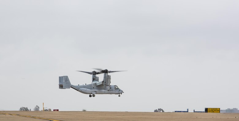 Maj. Gen. William T. Collins, commanding general of 4th Marine Aircraft Wing, Marine Forces Reserve, conducts his final flight with Marine Medium Helicopter Squadron 764 (HMM-764), Marine Aircraft Group 41, 4th MAW, before they officially reached full operational capability at Marine Corps Air Station Miramar, Calif., April 27, 2016. His final flight signified his trust and confidence with the Marines of HMM-764 as they reach their last major milestone to become completely combat ready and deployable.