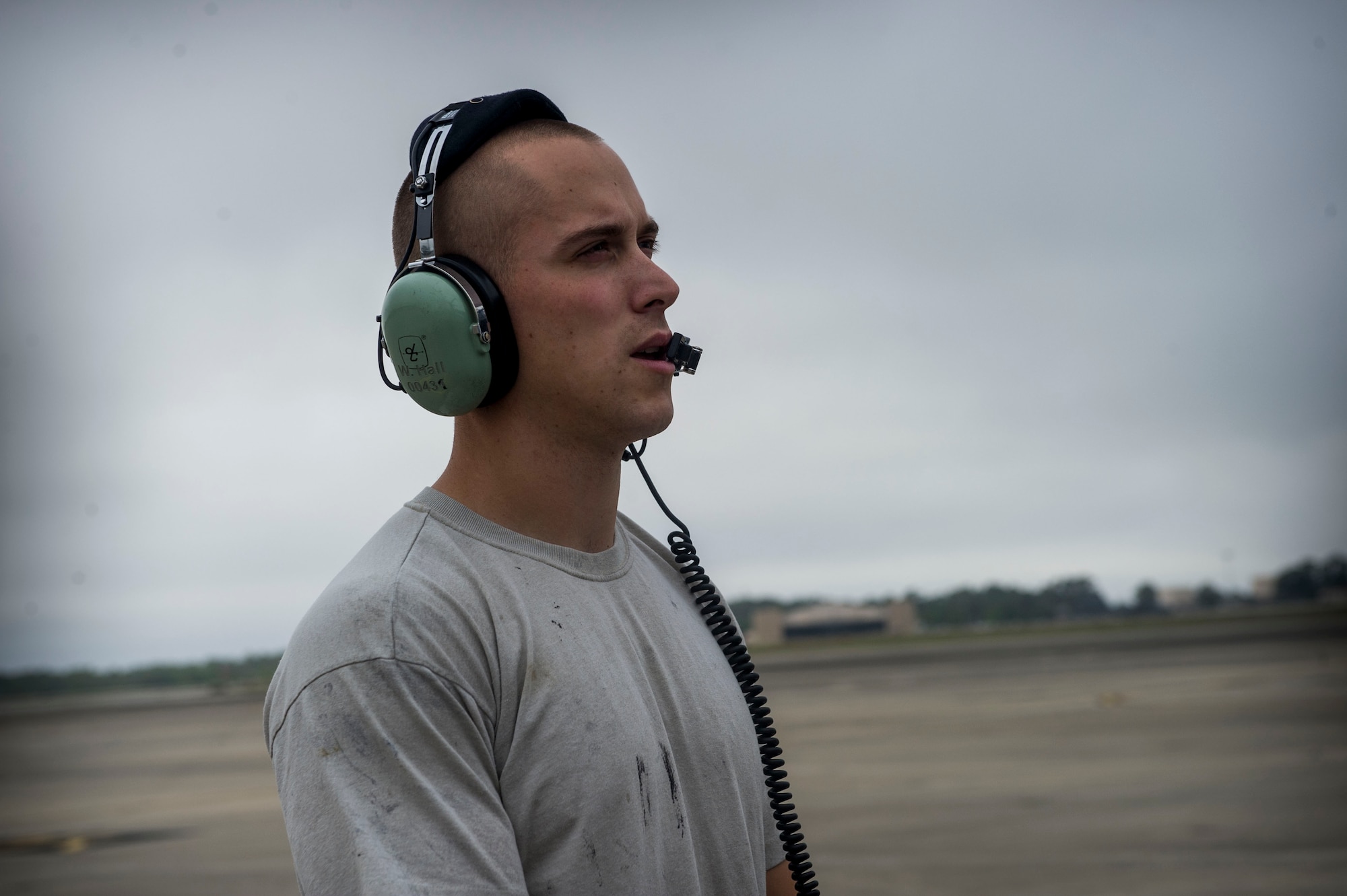 An Airman with the 801st Aircraft Maintenance Squadron performs a pre-flight inspection on a CV-22 Osprey at Hurlburt Field Fla., April 27, 2016. The CV-22 is a versatile, self-deployable aircraft that offers increased speed and range over other rotary-wing aircraft, enabling Air Force Special Operations Command aircrews to execute long-range special operations missions. (U.S. Air Force photo by Senior Airman Krystal M. Garrett) 