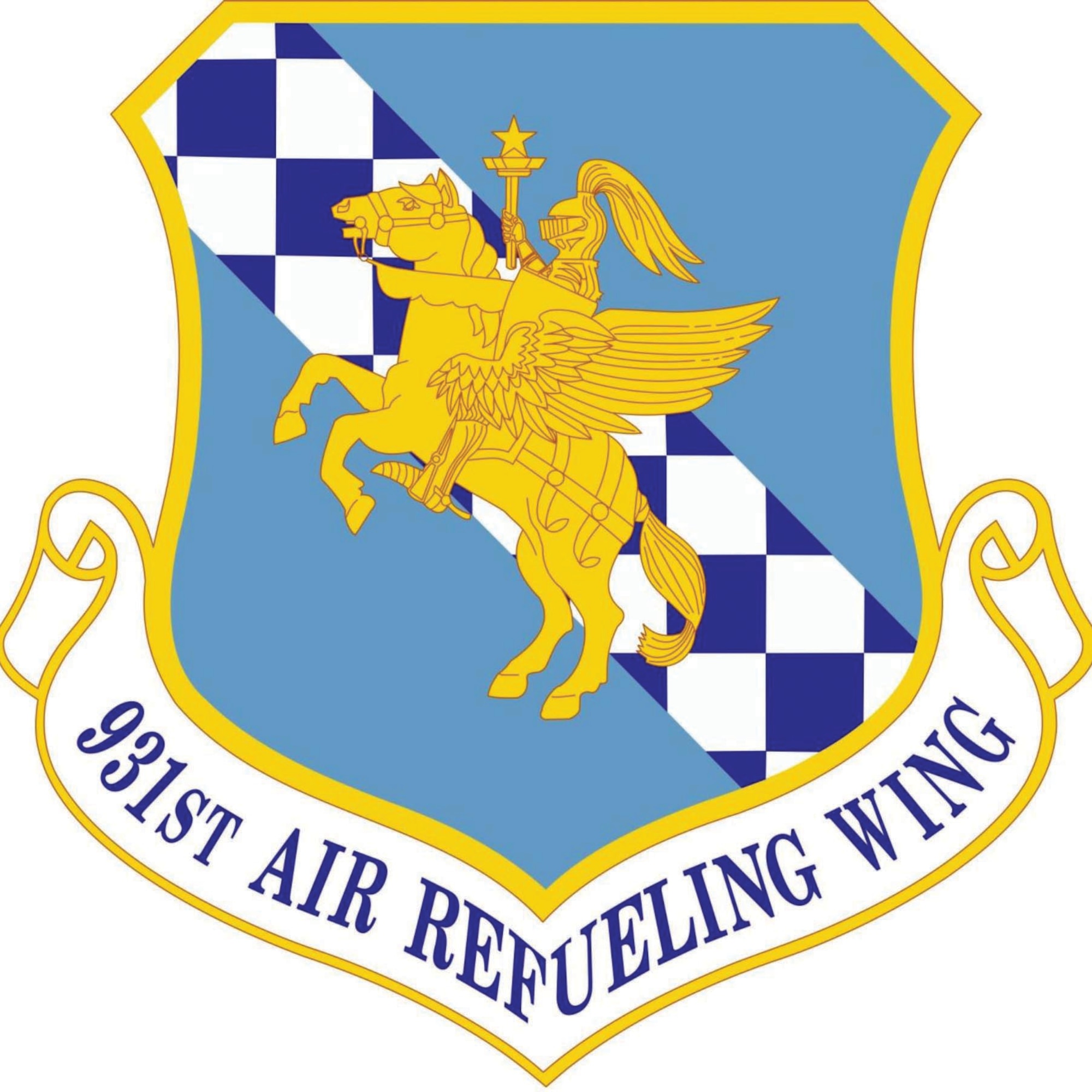 Logo for the 931st Air Refueling Wing.