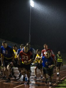 Soldiers competing at the 2016 U.S. Army Reserve Best Warrior Competition at Fort Bragg, N.C. May 3 began the first full day of competition with the Army Physical Fitness Test. This year’s Best Warrior Competition will determine the top noncommissioned officer and junior enlisted Soldier who will represent the U.S. Army Reserve in the Department of the Army Best Warrior Competition later this year at Fort A.P. Hill, Va.  (U.S. Army photo Sgt. 1st Class Brian Hamilton/released)