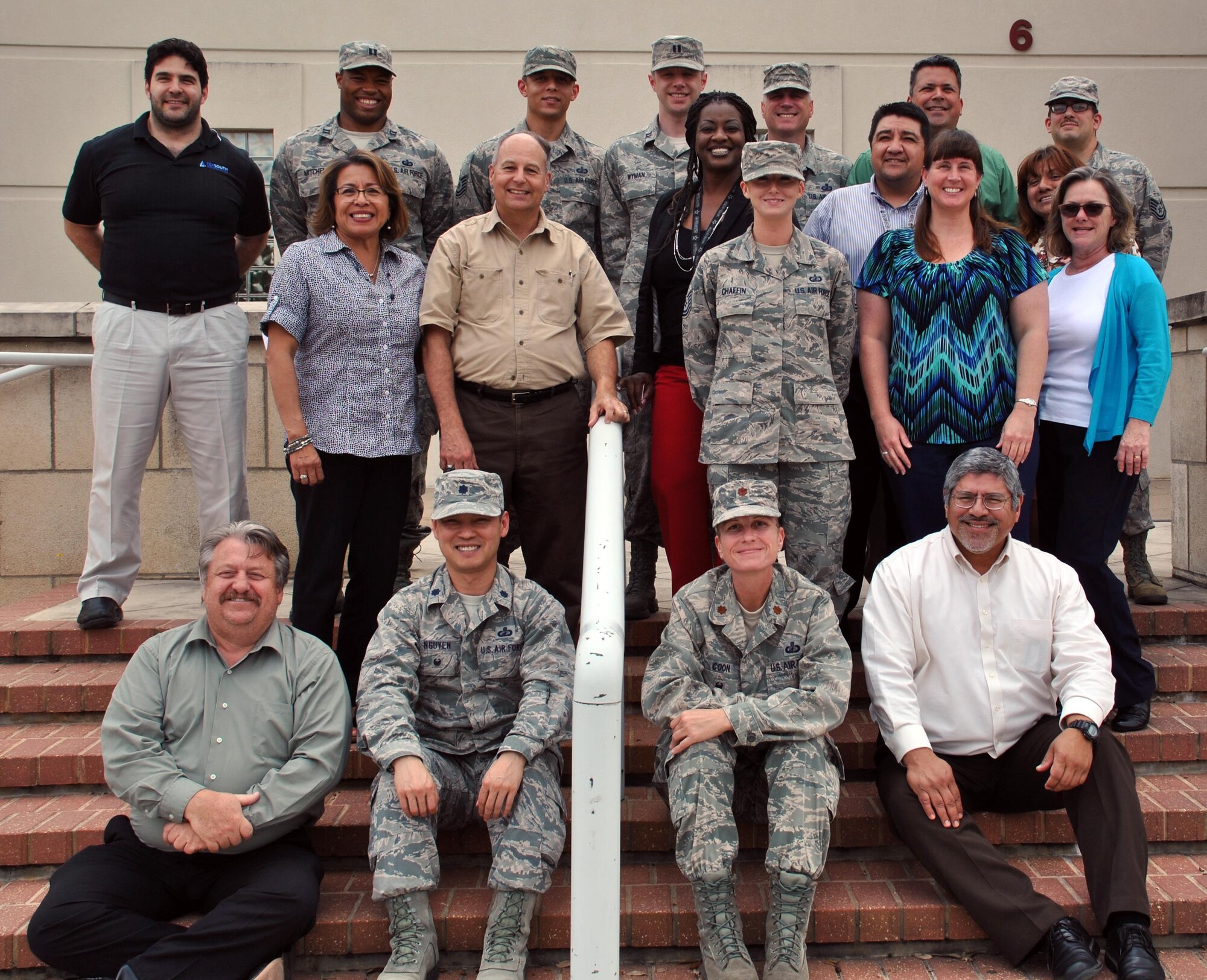 The Air Force Installation and Mission Support Center's financial management analysis team recently won an Undersecretary of Defense Comptroller Award for its work in the center's standup. (U.S. Air Force photo/Carole Chiles Fuller/released)