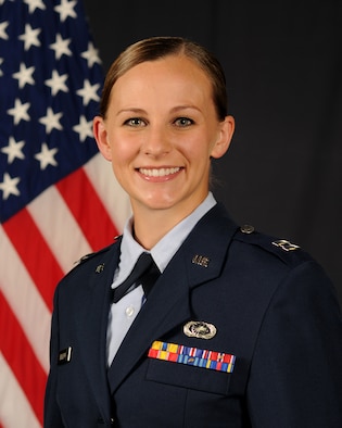 Capt. Elizabeth Belleau, a behavioral scientist, earned the sexual assault response coordinator of the year award for her work both as the SARC at Kadena Air Base, Japan, and while deployed as the SARC for the 435th Air Expeditionary Wing, U.S. Africa Command, April 28th, 2016.  The award recognizes the Air Force SARC whose work has been particularly noteworthy and demonstrates outstanding service in support of service members. (U.S. Air Force photo by SrA Malia Jenkins/Released)