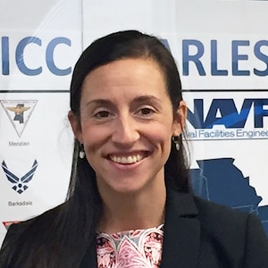Allison Blount, acquisition specialist from Resident Officer in Charge of Construction (ROICC) Charleston, S.C., was named the Employee of the Year 2015 Tier II (GS12 and above) by Naval Facilities Engineering Command Southeast during an awards ceremony held at NAVFAC SE headquarters March 30, 2016. (U.S. Navy courtesy photo)