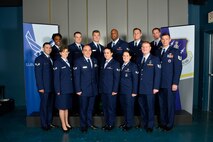MCGHEE TYSON AIR NATIONAL GUARD BASE, Tenn. - Airman leadership school class 16-5, G-Flight, assembles here, April 26, 2016, at the I.G. Brown Training and Education Center.  (U.S. Air National Guard photo by Master Sgt. Jerry D. Harlan/Released)
