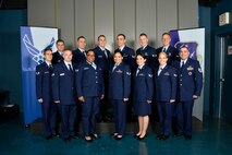 MCGHEE TYSON AIR NATIONAL GUARD BASE, Tenn. - Airman leadership school class 16-5, B-Flight, assembles here, April 26, 2016, at the I.G. Brown Training and Education Center.  (U.S. Air National Guard photo by Master Sgt. Jerry D. Harlan/Released)