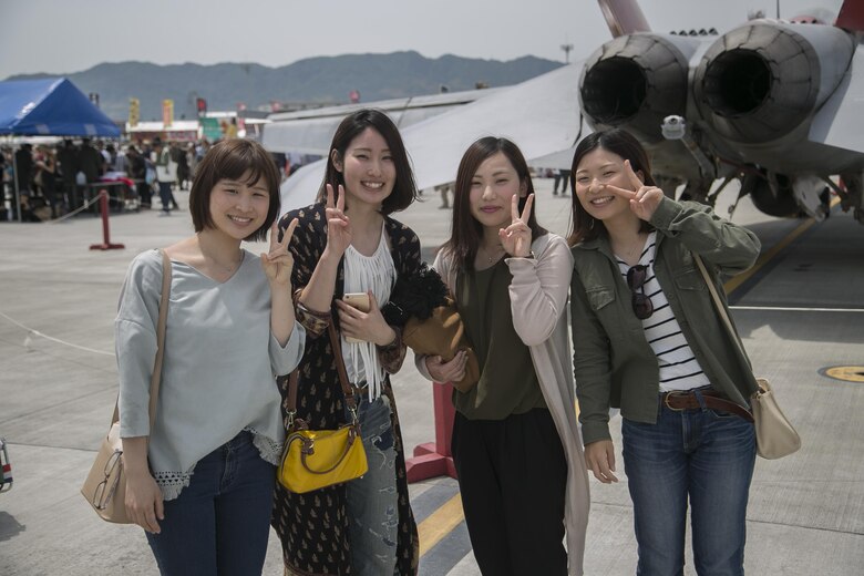 Marine Corps Air Station Iwakuni hosted friendship day May 5, 2016. Since 1973, MCAS Iwakuni has conducted a single-day air show and open house specifically designed to foster positive relationships between the air station and our Japanese hosts, and the event traditionally draws more than 200,000 visitors and participants. This year is the 40th Friendship Day, offering a culturally enriching experience that displays the mutual support that the U.S. and Japan share. This annual event showcases a variety of static displays, aviation performances and demonstrations, and provides food and entertainment for guests of the largest single-day event in Iwakuni. (U.S. Marine Corps photo by Lance Cpl. Douglas Simons/Released) 