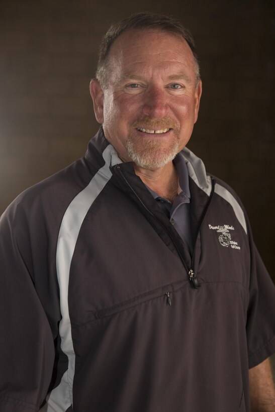 Ron Genet, facilities maintenance officer, Public Works Division, retired as a sergeant major after 26-years of honorable service in the Marine Corps. Genet credits his success in life to his experiences in the Marine Corps and the years of support from his wife Debbie. (Official Marine Corps photo by Lauren Kurkimilis/Released)