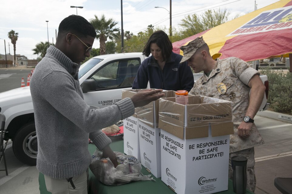 PMO holds prescription drug take back > Marine Corps Air Ground Combat