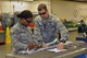 Maintainers in the 927th Aircraft Maintenance Squadron from MacDill AFB  Florida train with the 940th Aircraft Maintenance Squadron at Beale AFB, California in the sheet metal shop during a joint two-week training requirement. The 927th AMXS sheet metal shop works in support of 16 KC-135 aircraft on station at any given time to maintain and support anything in the air frame that involves sheet metal, composites, tubing, flight control cables, and protective coatings on the jet, such as primers and rain erosion equipment. (U.S. Air Force photo by 1st Lt. Siobhan Hazelwood)