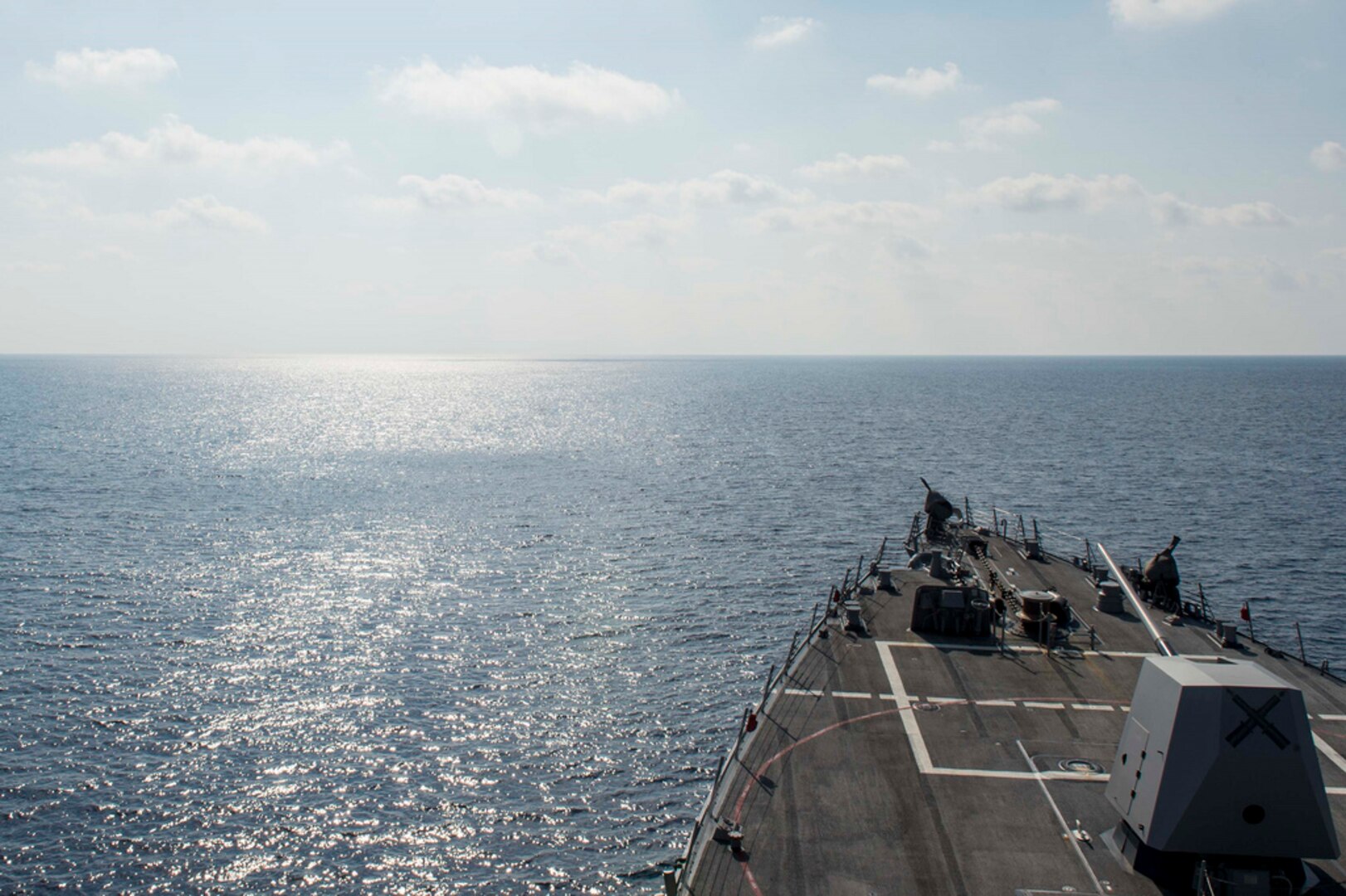 SOUTH CHINA SEA (May 2, 2016) The guided-missile destroyer USS William P. Lawrence (DDG 110) conducts a routine patrol in international waters while deployed in the U.S. 7th Fleet area of operations. 