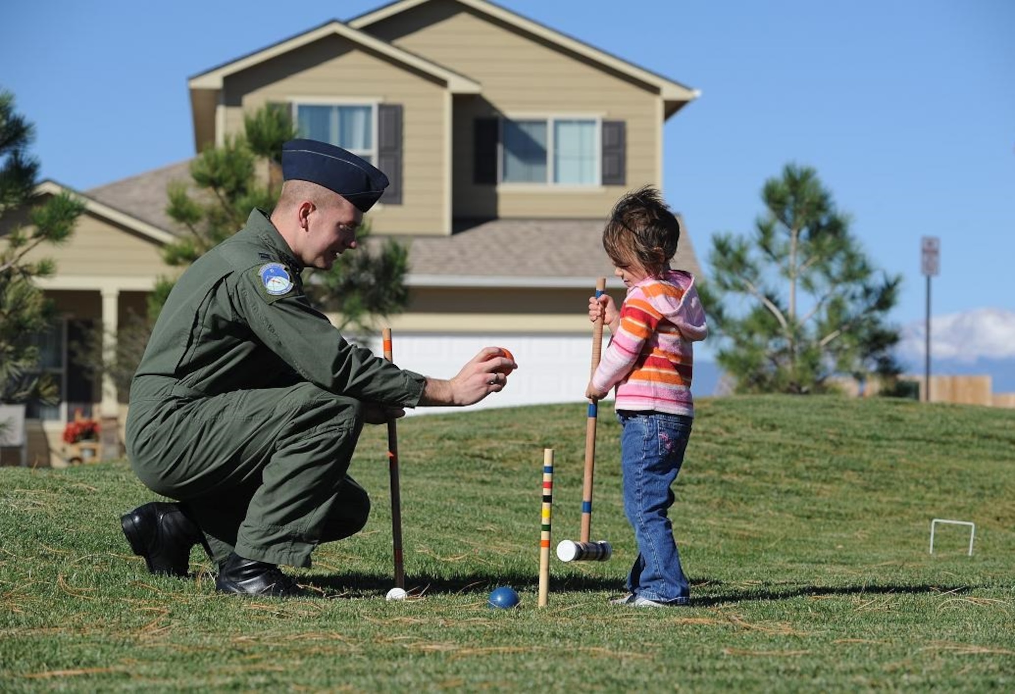 Peterson Air Force Base, Colorado, boasts one of the strongest projects in the Air Force. In addition to sound financials, the base and their project owner partners also received the highest resident satisfaction score for 2015, with a rating of “exceptional.” Owned by Lend Lease Communities and operated by Tierra Vista Communities, residents at Peterson enjoy a number of amenities, including 10 playgrounds, three basketball courts, a tennis court, a splash park and ample greenspace and other common areas for families to gather and play. (Photo courtesy of Tierra Vista Communities)