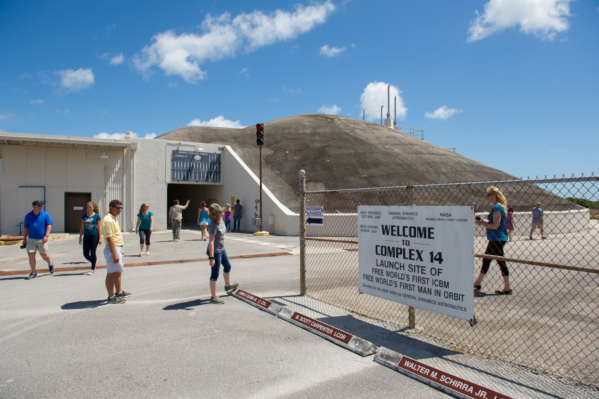 The 45th Space Wing hosted a rare opportunity for more than 2,500 family and friends to tour Cape Canaveral Air Force Station, Florida, April 23, 2016. Guests received an inside look at space launch operations here and landing facilities at the most active spaceport on the Eastern seaboard of the U.S. Guests of the 45th Space Wing members are critical to achieving 100 percent mission success at the World's Premier Gateway to Space. (U.S. Air Force photos/Benjamin Thacker) (Released)