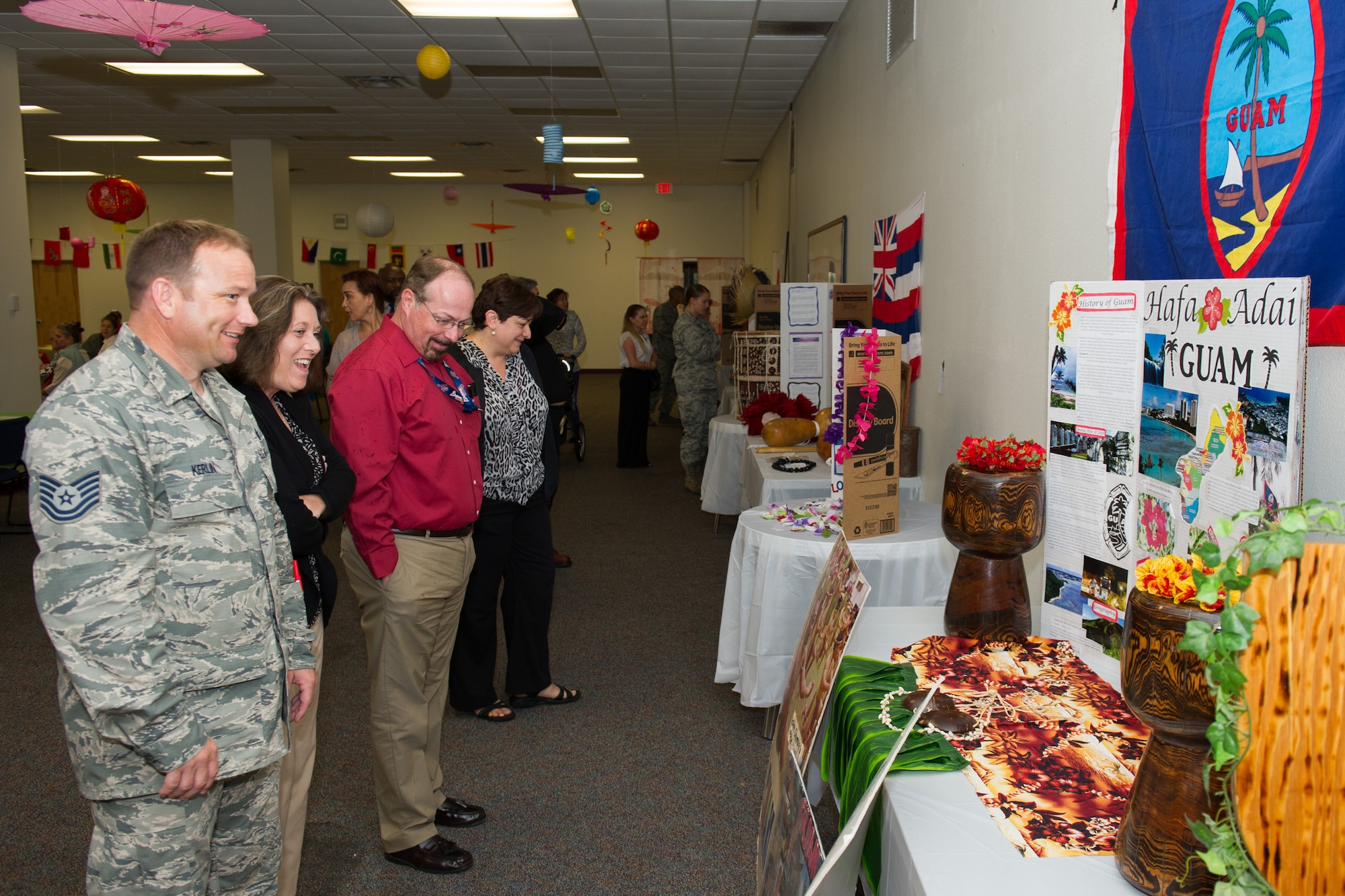 The 45th Space Wing hosted an Asian American and Pacific Islander event at the Patrick Air Force Base, Fla., Shark Center, to kick off the heritage observance month with the Taste of Asia event May 4, 2016. The theme for this year's observance is: Walk together, embrace differences, build legacies, which is designed to bring cultural awareness through art, education, food, entertainment and more. (U.S. Air Force photos/Benjamin Thacker) (Released)