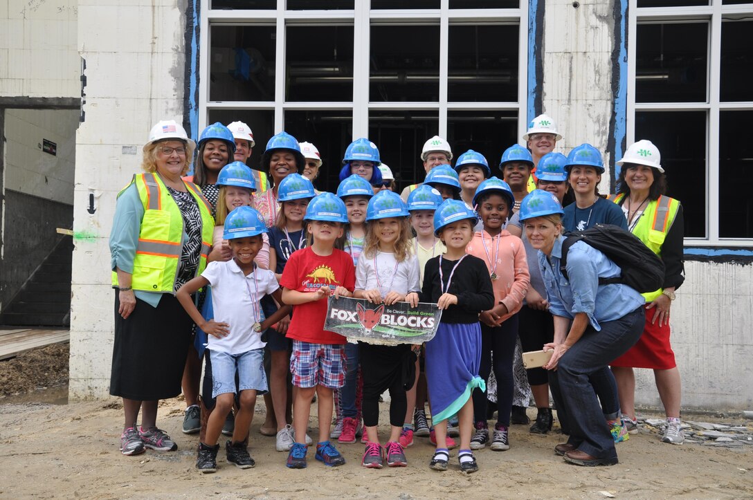 Thirteen contest winners of Archer Western Contractor’s poster contest toured the site of the new Diamond Elementary School currently under construction at Fort Stewart, Georgia May 3. Diamond students from kindergarten through sixth-grade submitted posters emphasizing safety themes in recognition of Safety Week celebrated May 2-6. The winning submissions were printed on the firm’s calendar that will be available throughout the Fort Stewart community. 