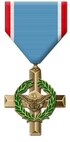 The Air Force Cross is awarded for extraordinary heroism, which does not justify award of the Medal of Honor. The Air Force Cross was established by Congress on July 6, 1960 as a replacement for the Distinguished Service Cross when the award was made by Air Force Authority. The First Air Force Cross was awarded posthumously in 1962  
