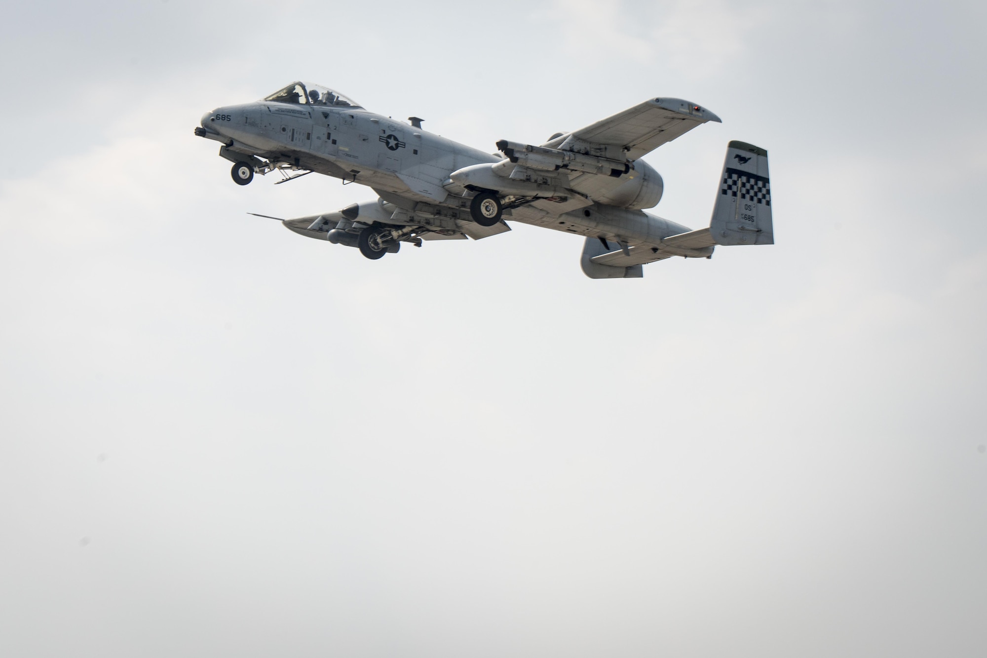 A U.S. Air Force A-10C Thunderbolt II, with the 51st Fighter Wing, Osan Air Base, Republic of Korea, takes off from Clark Air Base, Philippines, April 28, 2016. The A-10Cs flew their last U.S. Pacific Command Air Contingent mission as this iteration comes to a close. The Air Contingent, stood up at the invitation of the Philippine government, is capable of conducting operations ranging from air and maritime domain awareness, personnel recovery, combating piracy, and assuring that all nations have access to the regional air and maritime domains in accordance with international law. (U.S. Air Force photo by Staff Sgt. Benjamin W. Stratton)