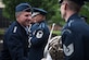 U.S. Air Force Vice Chief of Staff Gen. David L. Goldfein shakes hands with a U.S. Air Force Band member during an 11th Operations Group immersion tour at Joint Base Anacostia-Bolling, Washington, D.C., May 3, 2016. Goldfein toured the 11th OG to meet Airmen and learn about the mission. (U.S. Air Force photo by Airman 1st Class Philip Bryant)