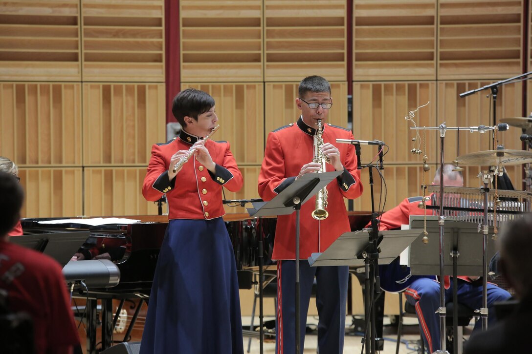 On May 8, 2016, the Marine Latin Jazz Ensemble presented a concert in John Philip Sousa Band Hall at the Marine Barrack Annex in Washington, D.C. The program featured salsa, Afro-Cuban, Venezuelan music, Mambo, cha-cha, and a few modern arrangements. (U.S. Marine Corps photo by Master Sgt. Amanda Simmons/released)
