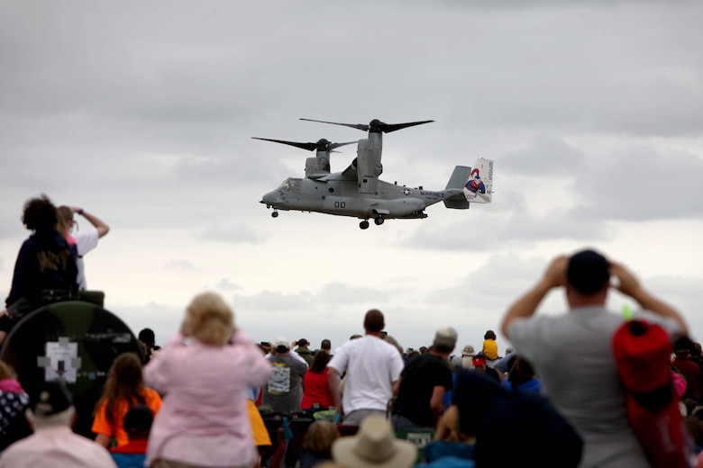 The Marine Air-Ground Task Force performs high speed demo on the flight line at the 2016 MCAS Cherry Point Air Show – “Celebrating 75 Years” at Marine Corps Air Station Cherry Point, N.C., April 29, 2016.
The Marine Air-Ground Task Force is designed for swift deployment of Marine forces by air, land or sea. This year’s air show celebrated MCAS Cherry Point and 2nd Marine Aircraft Wing’s 75th anniversaries and featured 40 static displays, 17 aerial performers and a concert.
