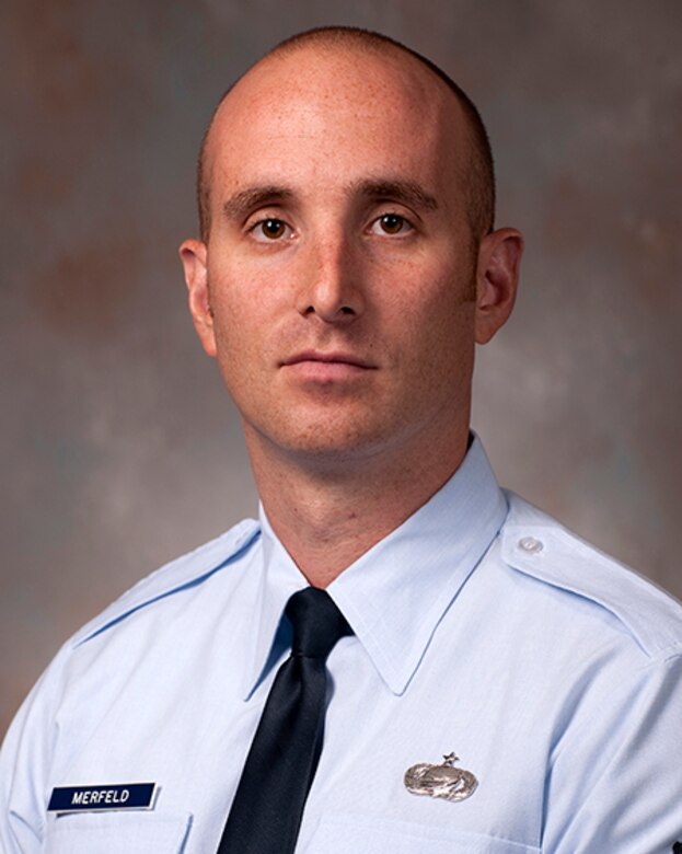 Tech. Sgt. Joseph Merfeld is one of five members of the Air Force inaugural class enrolled in the Enlisted to Medical Degree Preparatory Program. The Enlisted to Medical Degree Preparatory Program is a partnership between the Armed Services and Uniformed Services University. Designed for enlisted service members, the two-year program enables members to remain on active duty status while enrolled as full-time students in preparation for application to medical school. (Courtesy photo)