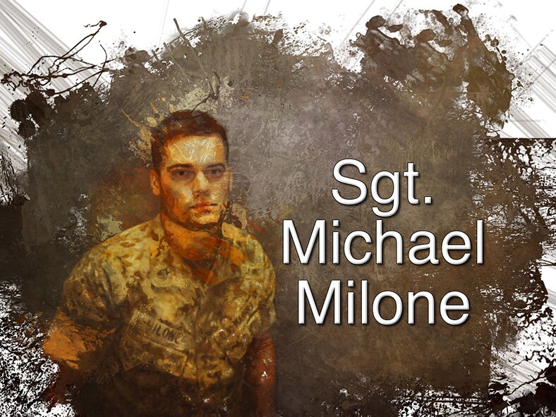 Getting to know you: Sgt Michael Milone (U.S. Air Force illustration by Claude Lazzara)