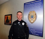 Defense Logistics Agency Installation Support at Richmond’s Officer Randall Guratosky, a federal police officer who serves at Defense Supply Center Richmond, Virginia, poses for a photo as part of Police Week Recognition May 4, 2016.