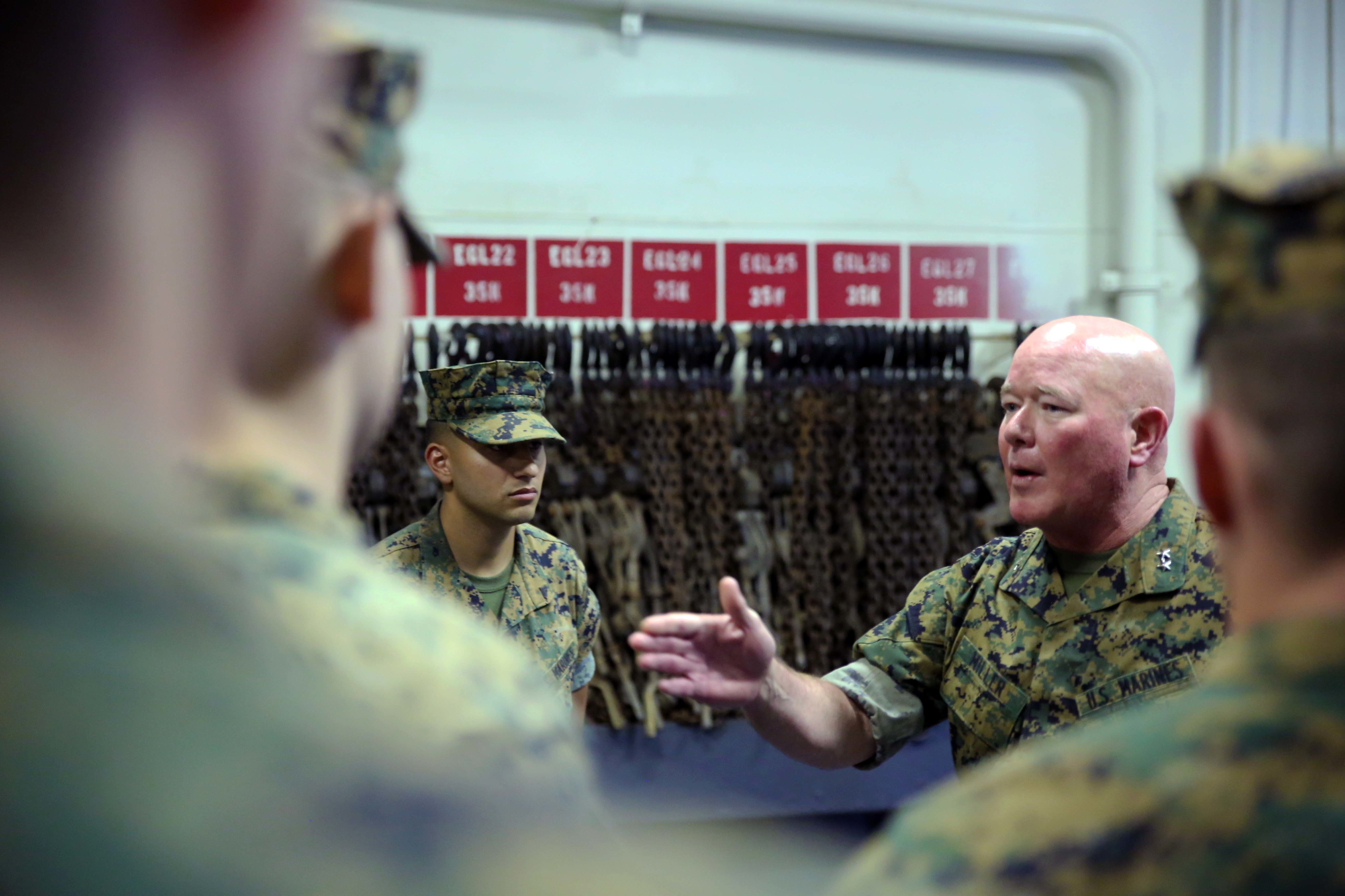 II MEF CG visits USS Bataan