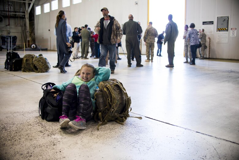 Members of the 914th Airlift Wing wait for departure from Niagara Falls Air Reserve Station, N.Y. on May 9, 2016. (U.S. Air Force photo by Tech. Sgt. Stephanie Sawyer)  