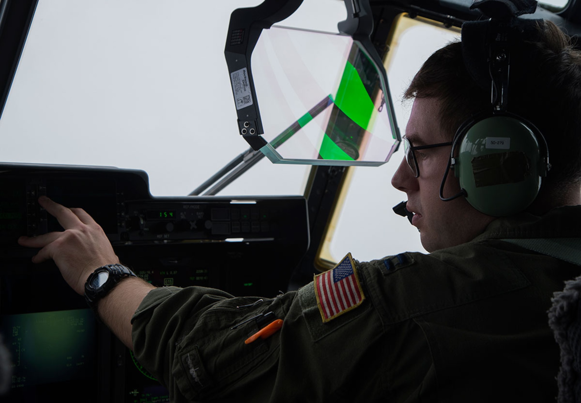 U.S. Air Force Capt. William Kirk performs combat maneuvers and low-altitude flying during Red Flag Alaska 16-1, May 5, 2016. RFA is an exercise testing the capabilities of air forces from around the world in high-stakes aerial combat situations. Kirk is a pilot from Kadena Air Base, Japan assigned to the 17th Special Operations Squadron. (U.S. Air Force photo by Staff Sgt. Sheila deVera)