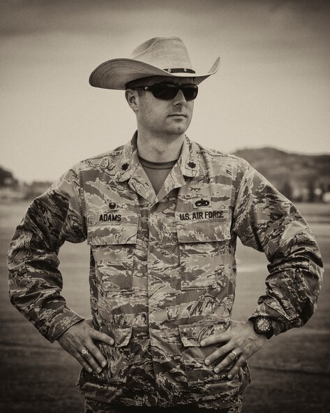 Lt. Col. Wes Adams, 730th Air Mobility Squadron commander, poses for a photo during the 730 AMS Maintenance Rodeo at Yokota Air Base, Japan, May 6, 2016. The 730 AMS hosted the rodeo to open communications between their unit and the 374th Maintenance Group. (U.S. Air Force photo by Yasuo Osakabe/Released) 