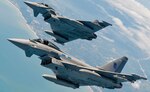 Royal Air Force Eurofighter Typhoons support the coalition air effort over Southwest Asia. (RAF photo)