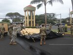 WAIANAE, Hawaii (May 11, 2016) - Soldiers assigned to 2nd Infantry Brigade Combat Team, 25th Infantry Division, participated in the Waianae Military Civilian Advisory Council, recently to talk with citizens about disaster preparedness. 
