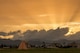 Drop Zone coordinators with the 36th Airlift Squadron set up an angle marker at Yokota Air Base, Japan, May 11, 2016. U.S. Marine Corps from the 3rd Reconnaissance Battalion, 3rd Marine Division, III Marine Expeditionary Force conducted weeklong jump training from an Air Force C-130 Hercules, assigned to the 36 AS. The training not only allowed the Marines to practice jumping, but it also allowed the Yokota aircrews to practice flight tactics and timed-package drops. (U.S. Air Force photo by Yasuo Osakabe/Released) 