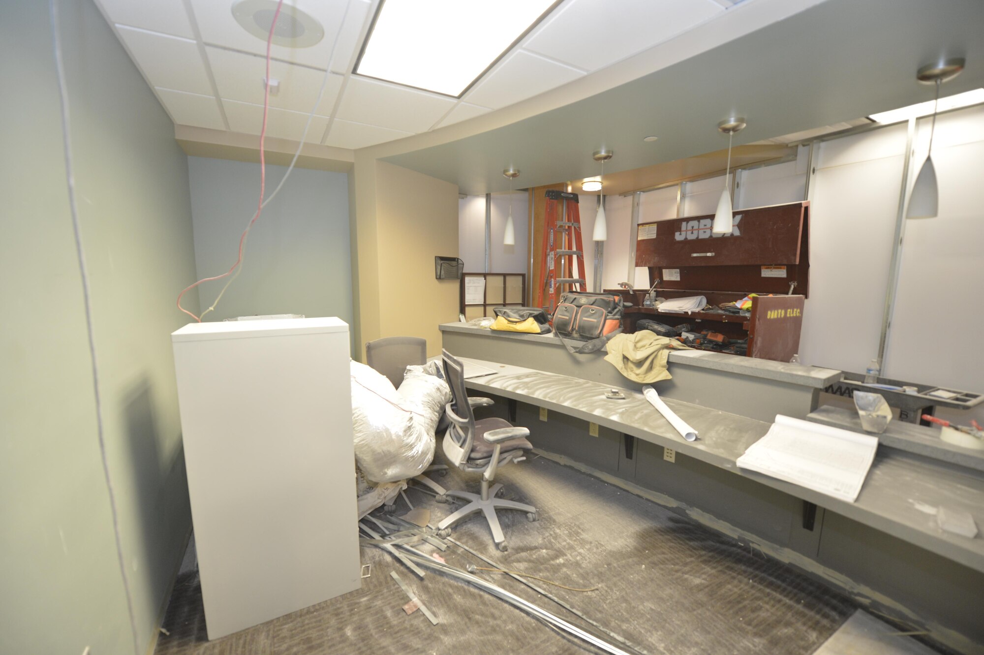 The 56th Medical Group clinic is currently undergoing renovations to modify the building layout and reduce the energy footprint.
Construction on the 35-million-dollar project started early February and will be completed in November, 2017.
