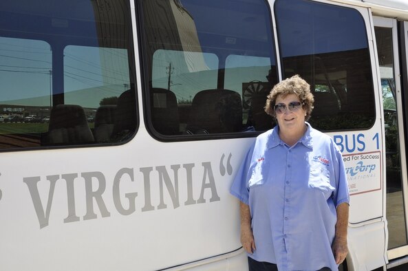 Virginia Rhone, T Square Crew Shuttle Driver and considered a second mom to many of the undergraduate pilots attending ENJJPT, retires after 31 years with the 80th Flying Training Wing at Sheppard Air Force Base, Texas. A T-37 Crew Chief for 21 years, Virginia took on shuttling pilot crews for the last 10 years on the flight line. "They are out here learning to protect us, we need to take care of them," she said. "I have loved and been proud to be a part of the ENJJPT family."  Crews will long remember her, as Crew Bus 1 now has her name.
