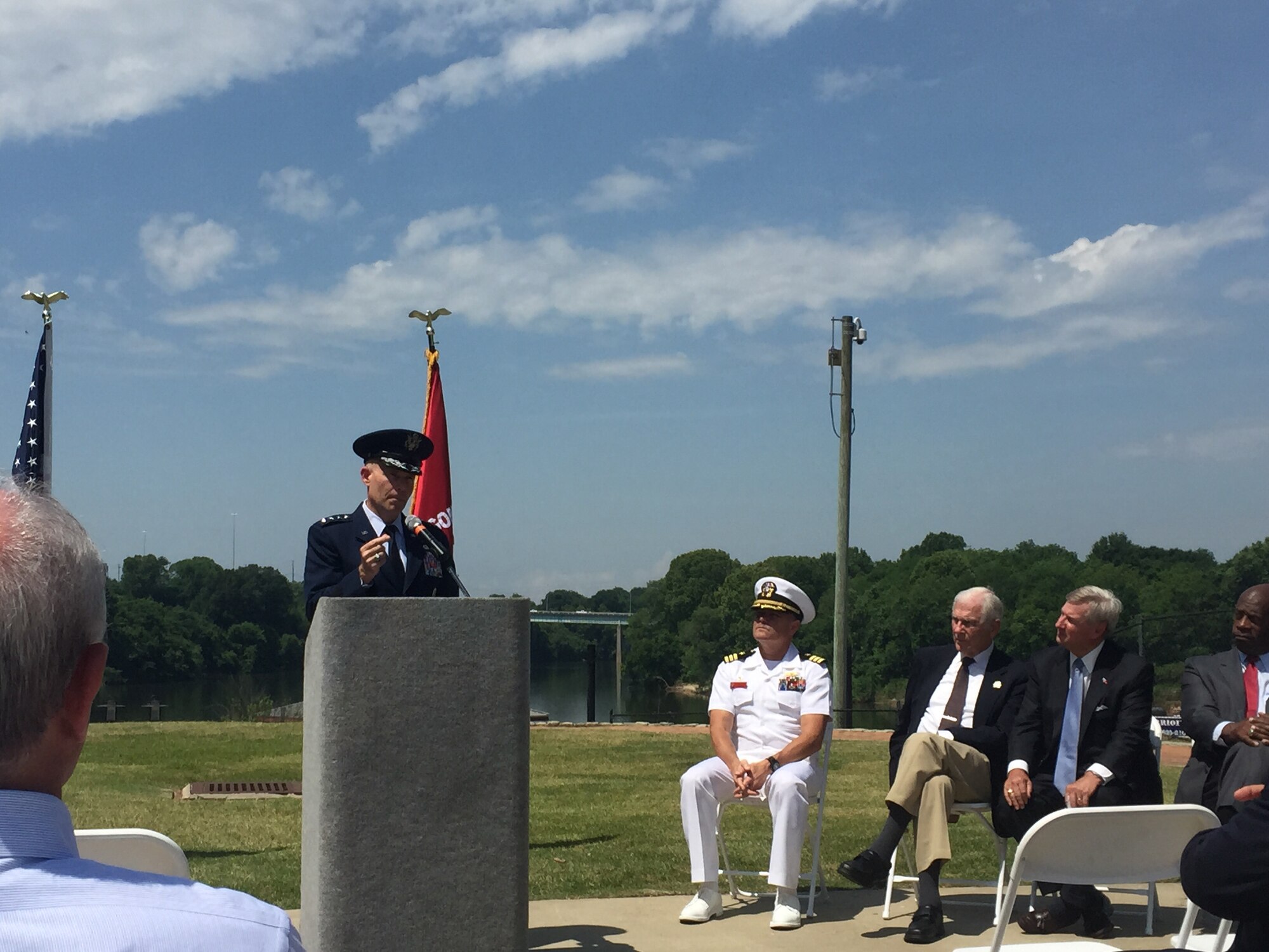 The City of Montgomery announced the commissioning of the USS Montgomery (LCS 8), an Independence-class littoral combat ship of the United States Navy to be named for the city. The ship was launched from Austal USA's shipyards in Mobile, Alabama in August 2014, and recently completed its sea trials.  The ship will be commissioned in September 2016.  Air University commander Lt. Gen. Steven Kwast, participated in the announcement activities, and highlighted the partnerships, cooperation and spirit of innovation that exist between Montgomery and the military community.