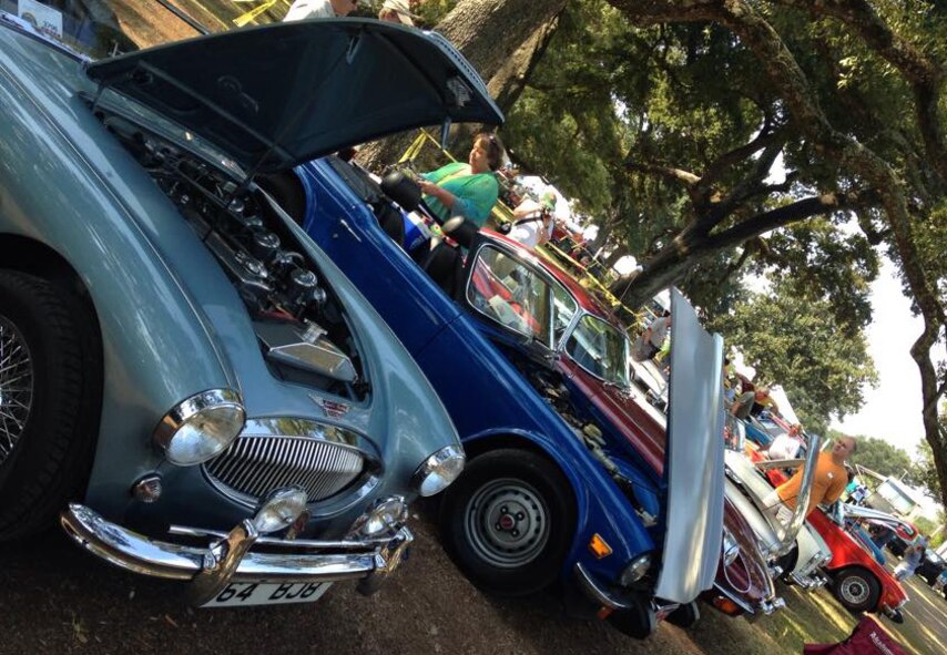 The British Car Club of New Orleans is commemorating the Post World War II use of U.S. Air Force runways for auto racing by driving down the Keesler Air Force Base, Mississippi, runway May 21, 2016. More than 30 cars are participating in the event.  The car enthusiasts will drive down the runway at 11:15 a.m., through a part of base housing around 11:45 a.m., and then display their cars at the marina. (Courtesy photo)
