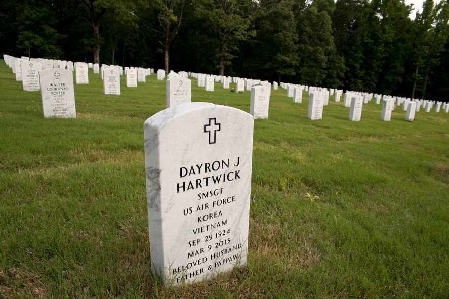 Arkansas State Veterans Cemetery in Sherwood, Ark., May 14, 2016. Local volunteers from numerous organizations helped clean and prepare the cemetery for a Memorial Day Ceremony scheduled for May 30, 2016. (U.S. Air Force photo by Master Sgt. Jeff Walston/Released)  