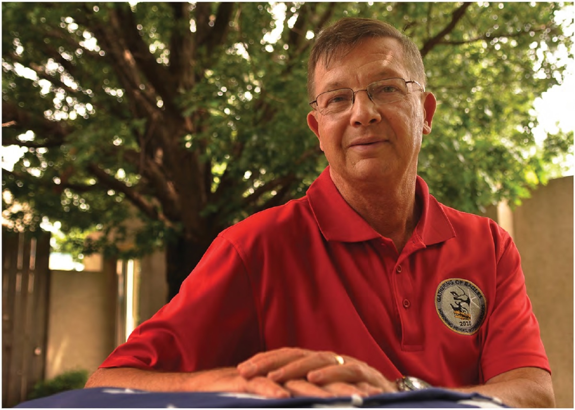 Colonel (Ret.) Charles B. DeBellevue had a passion for flight at an early age that drove him to join Air Force ROTC at the University of Louisiana at Lafayette. (U.S. Air Force photo by Micah Garborino)