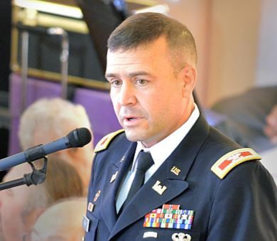 Colonel David G. Ray assumed command from Col. Michael J. Farrell during a Change of Command ceremony at the Masonic Temple in Sacramento on May 11.